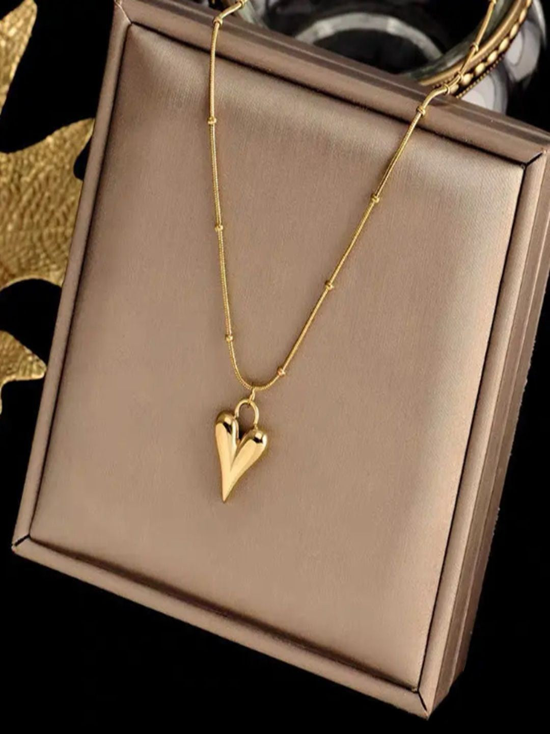 Stainless Steel Heart Shape Pendant
