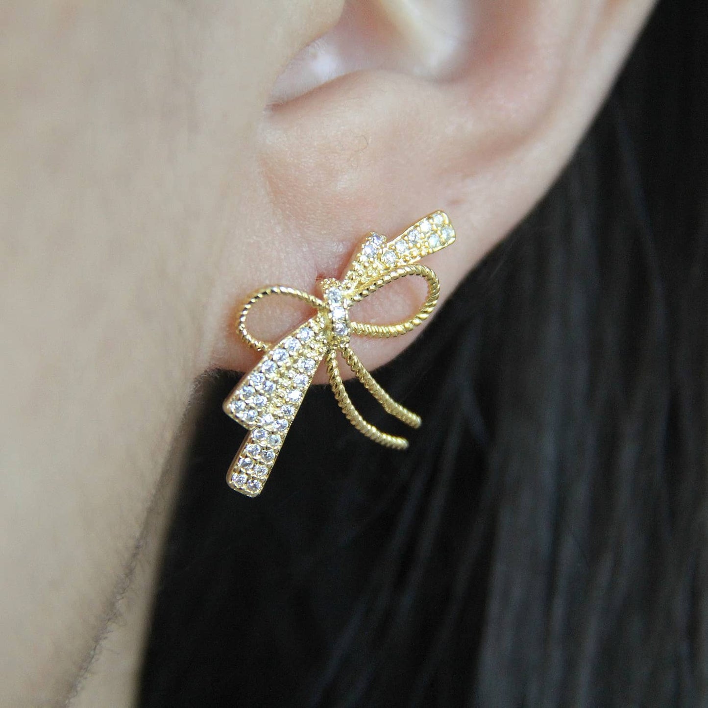 Zircon Korean Studs