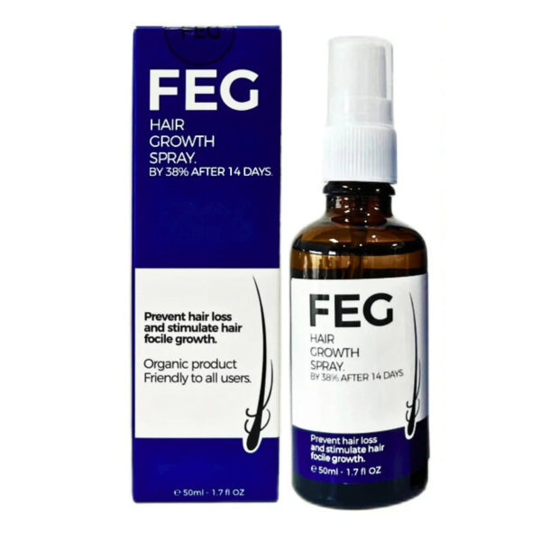 Feg Plus Beard & Hair Growth Serum Spray Powered By Nature For Visible Results | Best Quality Hair Growth Spray – Hair Serum