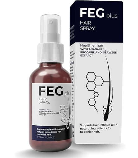 Feg Plus Beard & Hair Growth Serum Spray Powered By Nature For Visible Results | Best Quality Hair Growth Spray – Hair Serum