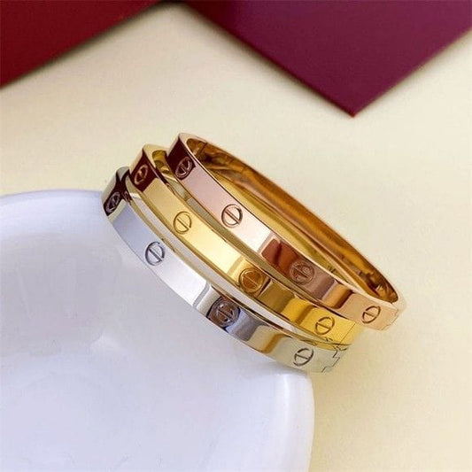 Stainless Steel Handcuff Bracelet & Bangle