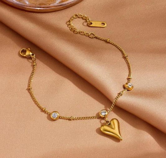 Stainless Steel Heart Shape Pendant