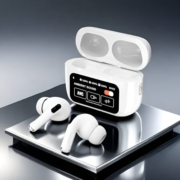 Airpods A9 Pro – Anc & Enc Noise Reduction, Touch Control, Boosted Bass, Wireless Earbuds