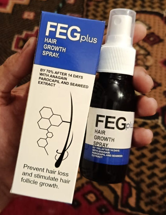 Feg Plus Beard & Hair Growth Serum Spray Powered By Nature For Visible Results | Best Quality Hair Growth Spray – Hair Serum
