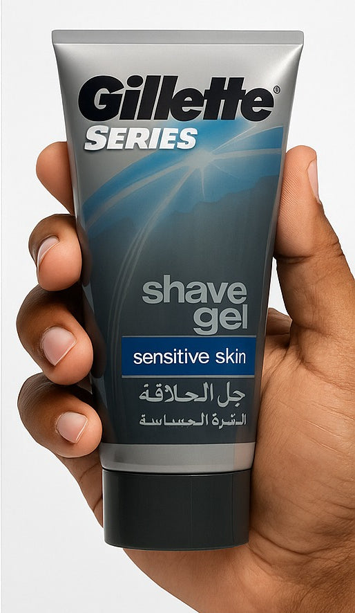 Portable Gillette Shave Gel – Best Quality Gel For Men – Shave Gel For Men – Gel For Men | Sensitive Skin – 60g – Without Box